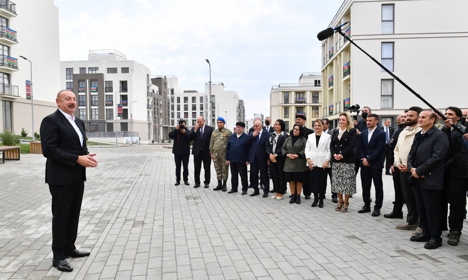 Füzuli şəhərində yaşayış kompleksi