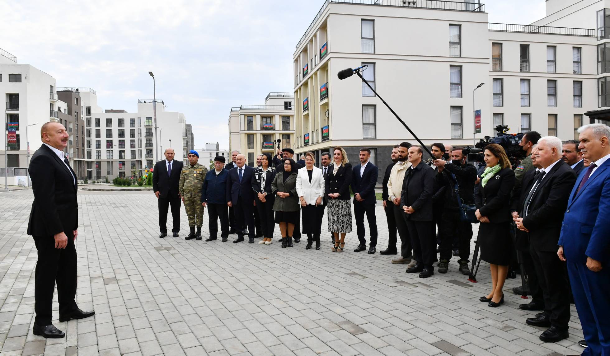 Füzuli şəhərində yaşayış kompleksi