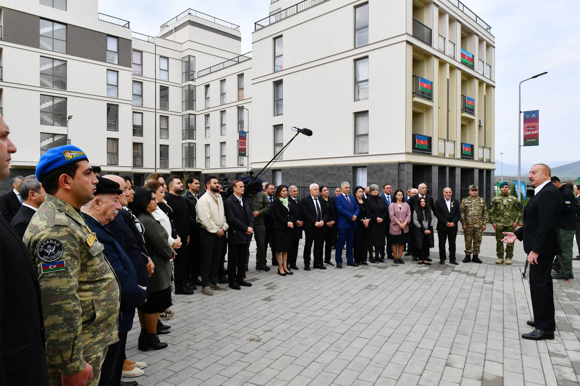 Füzuli şəhərində yaşayış kompleksi